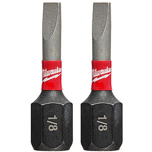Shockwave Impact Slotted 1/8″ Insert Bits (2PK)