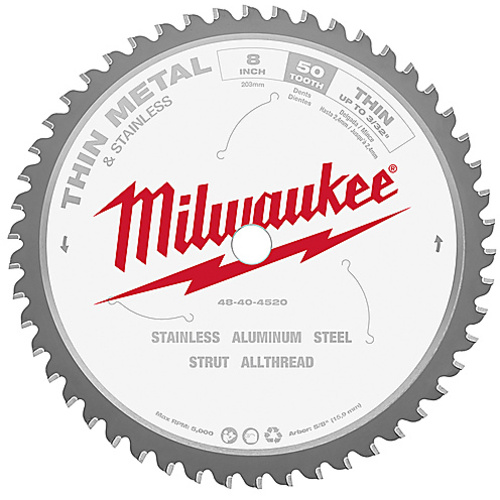 8″ Thin Metal & Stainless Cutting Circular Saw Blade