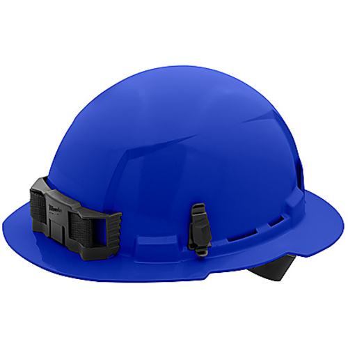 BLU FL BRIM HARDHAT 4PT E
