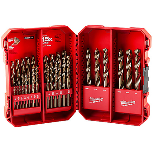 RED HELIX Cobalt Drill Bit Set  29PC