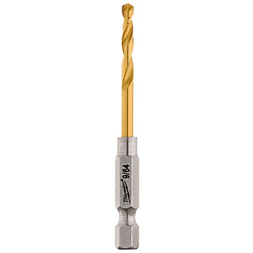 9/64″ SHOCKWAVE RED HELIX Titanium Drill Bit