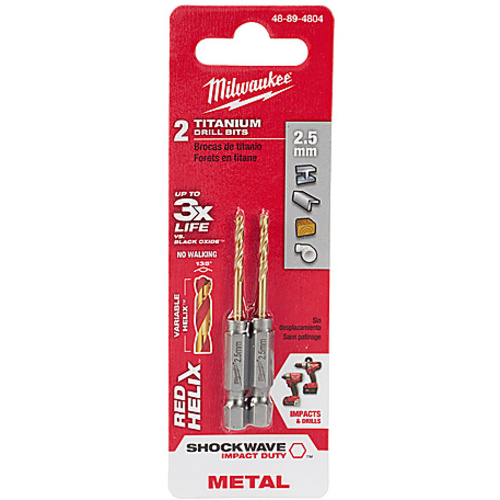 METRIC SHOCKWAVE TITANIUM RED HELIX 2.5 MM