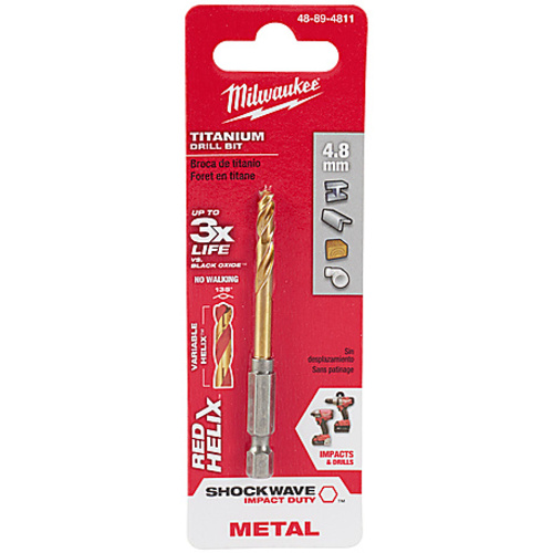 METRIC SHOCKWAVE TITANIUM RED HELIX 4.8 MM