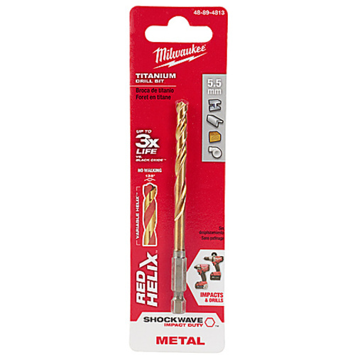 METRIC SHOCKWAVE TITANIUM RED HELIX 5.5 MM