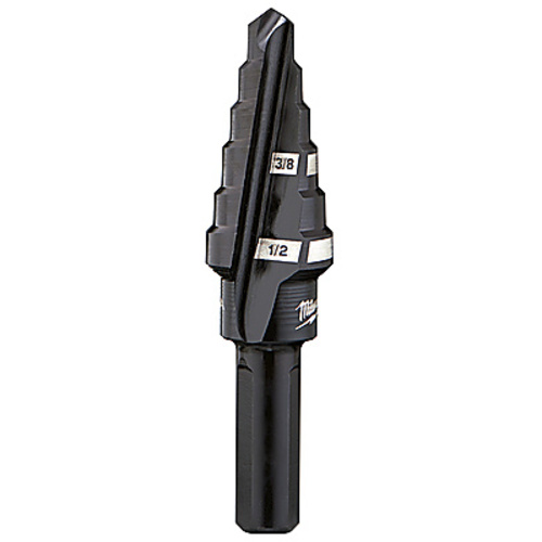 #6 Step Drill Bit, 3/8″ & 1/2″ by 1/16″