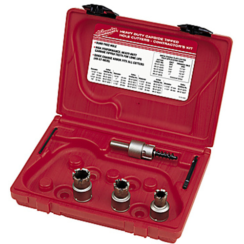Carbide Cutter Steel Plate Contractor's Kit - 5PC