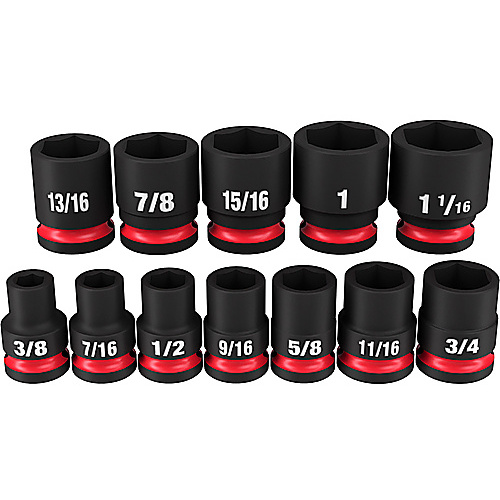 12PC IMP 1/2DR SAE 6PT