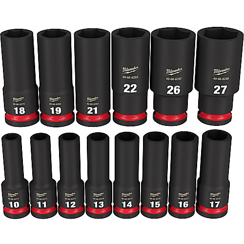 14PC IMP 1/2DR MM DP 6PT