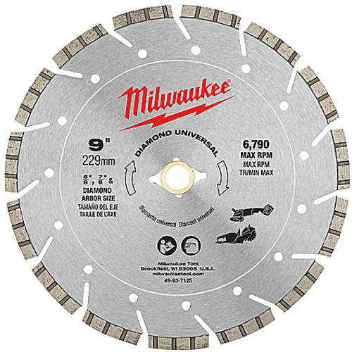9″ DIAM UNI SEGMNTD BLADE