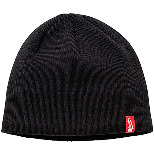Fleece Lined Beanie, Black