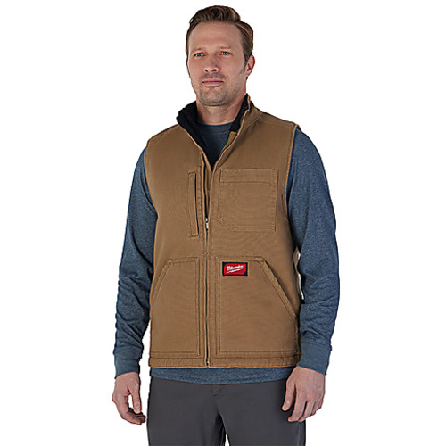 HD SHERPA VEST-BRN L