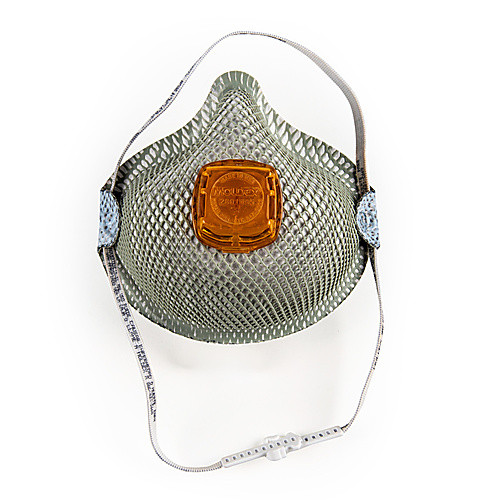 Moldex 2801N95 Disposable HandyStrap Particulate Respirator Plus Nuisance Organic Vapors with Ventex Valve, Small, NIOSH Approved
