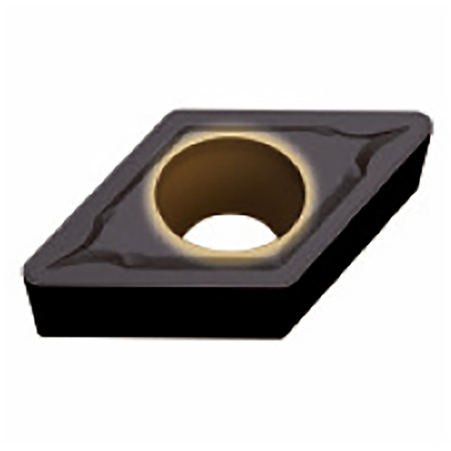DCMT 32.51 MK MC5015, 0.4″ Corner Radius, 0.156″ Thick, 3/8″ Inscribed Circle, Turning Indexable Insert