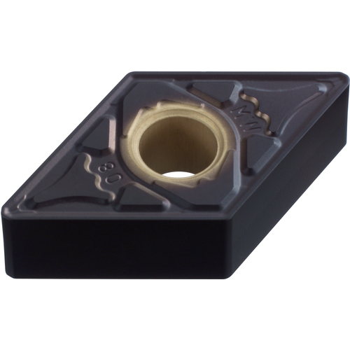 DNMX 432 MW UC5105, 0.8 mm Corner Radius, 4.76 mm Thick, 12.7 mm Inscribed Circle, Turning Indexable Insert