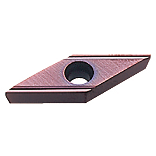 VBET 22 LW-SN VP15TF, 0.03 mm Corner Radius, 3.18 mm Thick, 6.35 mm Inscribed Circle, Turning Indexable Insert