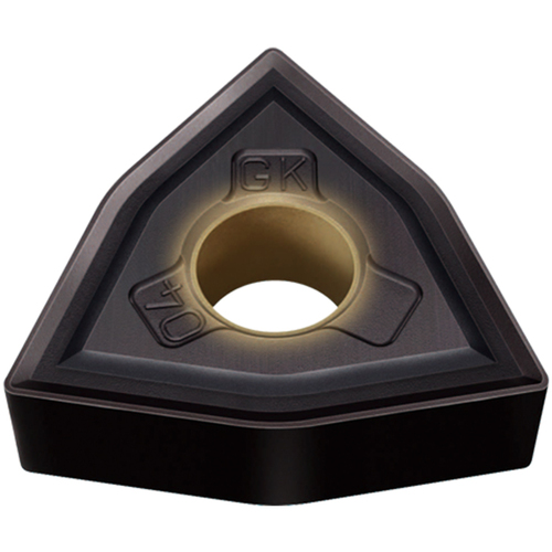 WNMG 332 GK MC5015, 0.8 mm Corner Radius, 4.76 mm Thick, 9.525 mm Inscribed Circle, Turning Indexable Insert