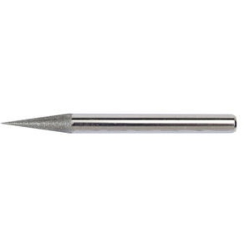 ‎1/4″ × 3″ Electroplated Diamond Hone-150 Grit; 16 Degree Included Angle