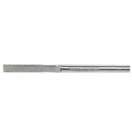 0.030″ × 1/8″ Electroplated Diamond File Flat 100 Grit 5/8″ Diamond