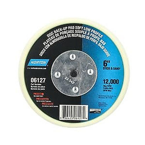 6″ SOFT PSA BK-UP PAD LOW PROFILE