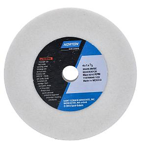 4″ × 1″ × 1/2″ 38A Toolroom Wheel Type 01 Straight 60 Grit Aluminum Oxide