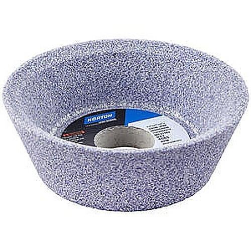 ‎5″ / 3-3/4″ × 1-3/4″ × 1-1/4″ 32A Toolroom Wheel Type 11-Flaring Cup 46 Grit Aluminum Oxide