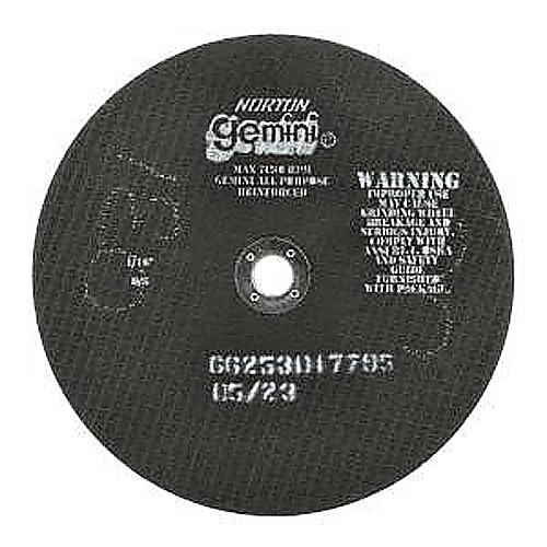 8″ × 0.060″ × 5/8″ Gemini Circular Saw Cut-Off Wheel Type 01 Straight 36 Grit Aluminum Oxide