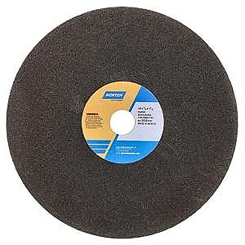 ‎12″ × 7/8″ × 1-1/4″ NorZon Sawgumming Wheel Type 01 Straight 36 Grit Zirconia Alumina