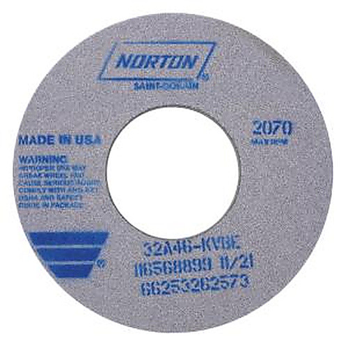 12 × 1 × 5″ Toolroom Wheel 4″ 32A 46 K VBE Type 01