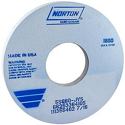 ‎14″ × 1-1/2″ × 5″ SG Toolroom Wheel Type 05 Recessed One Side 60 Grit Ceramic Alumina