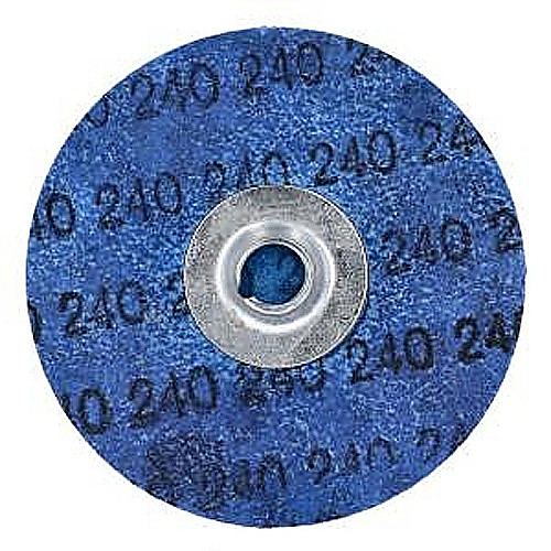 3″ × 1/4″ Metalite R228 Cloth Quick Change Disc Type TS/II 240 Grit Aluminum Oxide