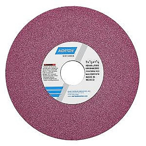 ‎7″ × 1/2″ × 1-1/4″ 48A Toolroom Wheel Type 01 Straight 46 Grit Aluminum Oxide