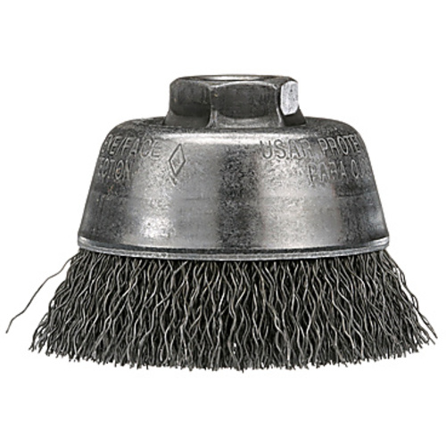 ‎3-1/2″ Diameter-5/8″-11 Arbor Hole - Crimped Steel Wire Cup Wheel