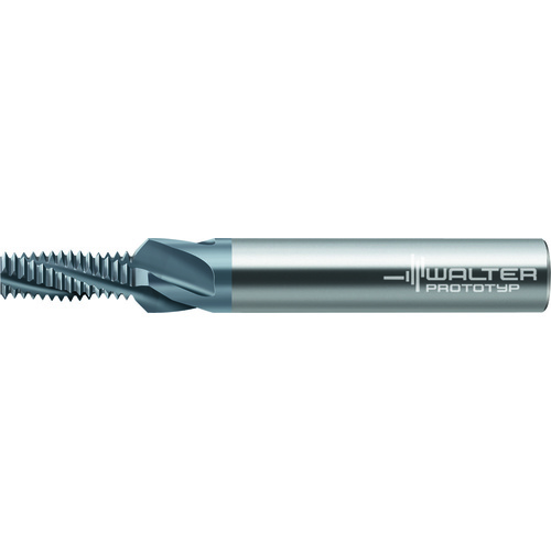 M12x1.75 4 Flute Carbide TiCN Thread Mill Axial Co
