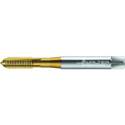 M8x1.25 6H 3 Flute HSS TiN Straight Flute Tap