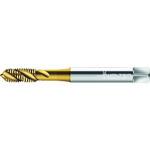 ‎1/4-28 UNF 2B 3 Flute HSS TiN Spiral Flute Tap