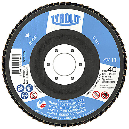 ‎4-1/2X7/8ZIR FLAPDISC 60G