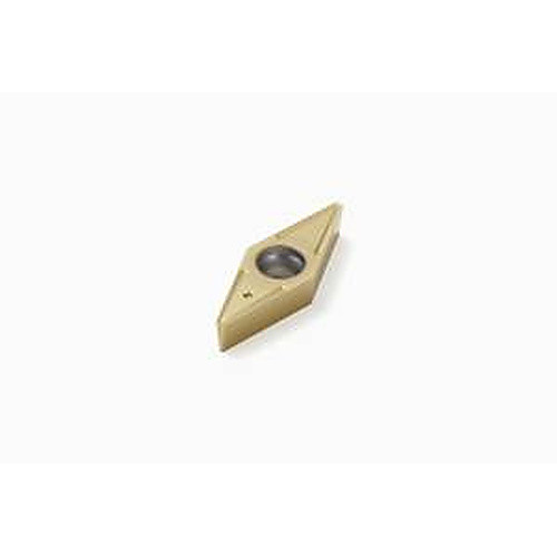 VBMT 332 F2 CP200, 0.031″ Corner Radius, 0.187″ Thick, 3/8″ Inscribed Circle, TiAlN|TiN, 35° Diamond, Turning Indexable Insert