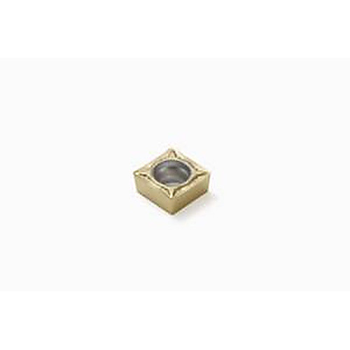 SCMT 432 F1 CP500, 0.031″ Corner Radius, 0.187″ Thick, 1/2″ Inscribed Circle, TiAlN|TiN, Square, Turning Indexable Insert