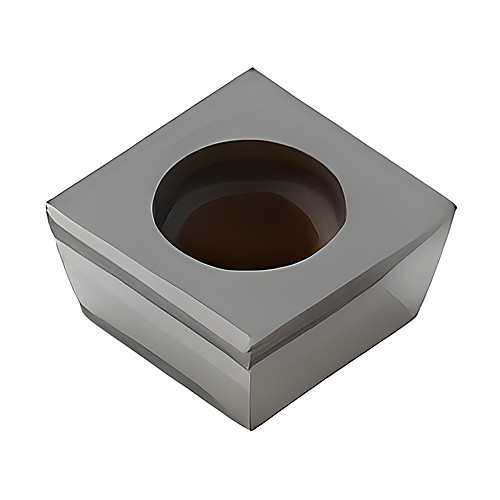 SCGW 21.52 LF CBN20, 0.031″ Corner Radius, 0.094″ Thick, 1/4″ Inscribed Circle, Uncoated, Square, Turning Indexable Insert
