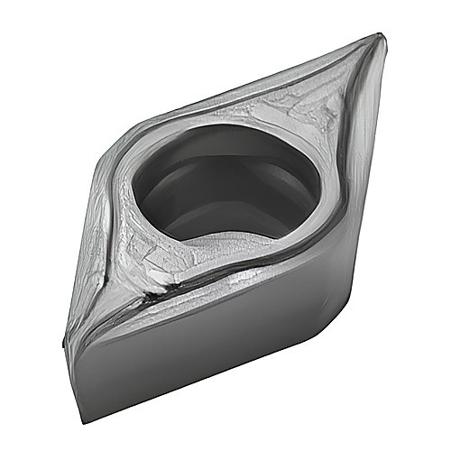 DCMT 32.50.5 F1 TP1020, 0.008″ Corner Radius, 0.156″ Thick, 3/8″ Inscribed Circle, Uncoated, Turning Indexable Insert