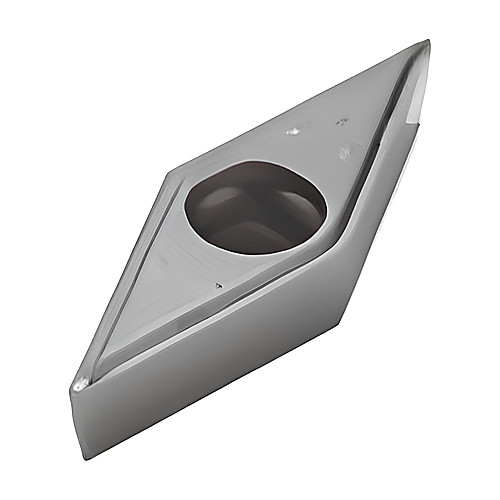 VBMT 331 F1 TP1020, 0.015″ Corner Radius, 0.187″ Thick, 3/8″ Inscribed Circle, Uncoated, Turning Indexable Insert