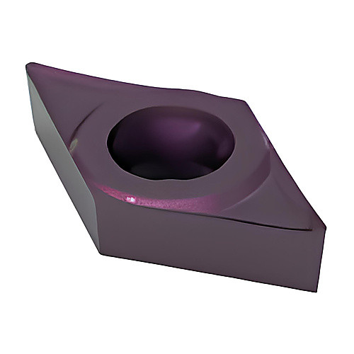 DCGT 32.52 F1 TS2050, 0.8 mm Corner Radius, 5/32″ Thick, 3/8″ Inscribed Circle, Turning Indexable Insert