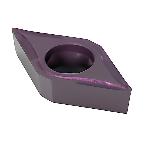 DCGT 32.51 AL TS2050, 1/64″ Corner Radius, 5/32″ Thick, 3/8″ Inscribed Circle, Turning Indexable Insert