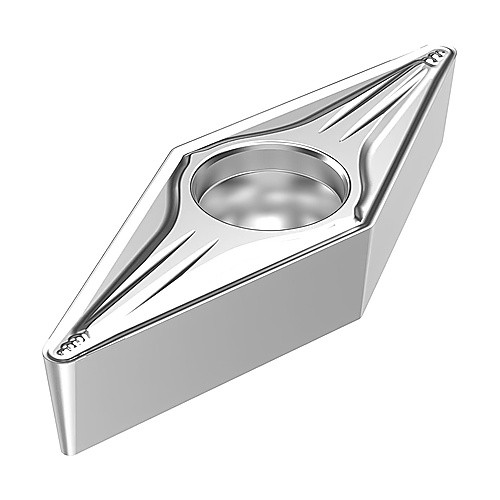 VBMT 332 M5 TP2501, 1/32″ Corner Radius, 3/16″ Thick, 3/8″ Inscribed Circle, Turning Indexable Insert