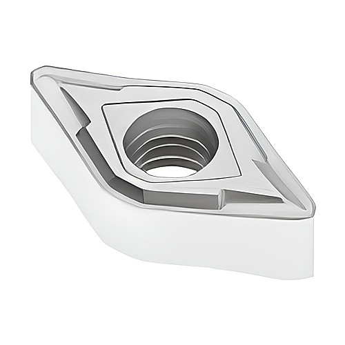 DNMX 332 MF2 TP1501, 1/32″ Corner Radius, 3/16″ Thick, 3/8″ Inscribed Circle, Turning Indexable Insert