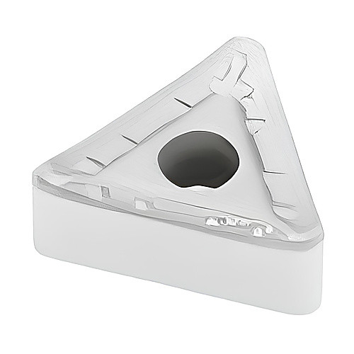 TNMM 433 R4 TP1501, 0.047″ Corner Radius, 0.187″ Thick, 1/2″ Inscribed Circle, TICN|Al2O3, Turning Indexable Insert
