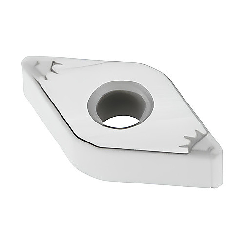 DNMG 443 MF TP0501, 0.047″ Corner Radius, 1/4″ Thick, 5/8″ Inscribed Circle, TICN|Al2O3, Turning Indexable Insert