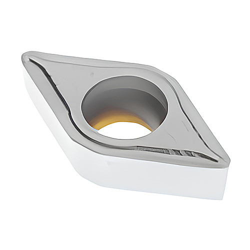 DCMX 32.51 F1 TP1501, 0.015″ Corner Radius, 0.156″ Thick, 3/8″ Inscribed Circle, TICN|Al2O3, Turning Indexable Insert