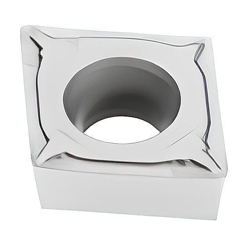 CCMT 433 F1 TP2501, 3/64″ Corner Radius, 3/16″ Thick, 1/2″ Inscribed Circle, Turning Indexable Insert