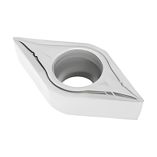 DCMT 32.51 F1 TP1501, 0.015″ Corner Radius, 0.156″ Thick, 3/8″ Inscribed Circle, TICN|Al2O3, Turning Indexable Insert